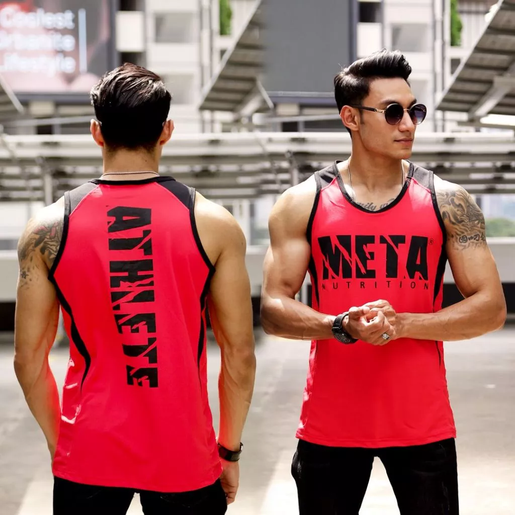 Meta Nutrition apparel photographed outdoors